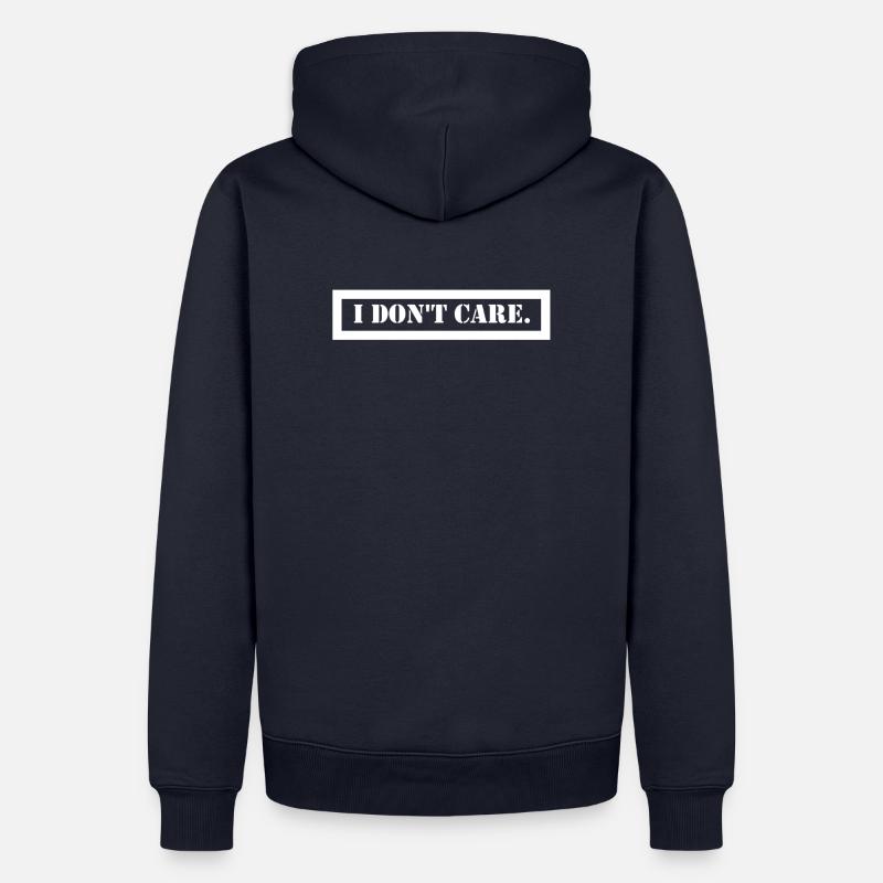 Ne faites pas attention - Sweat à capuche Premium bio Homme - bleu marine