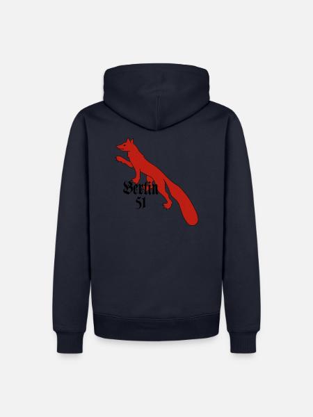 b51_reinickendorf_dark - Männer Premium Bio Hoodie - Navy