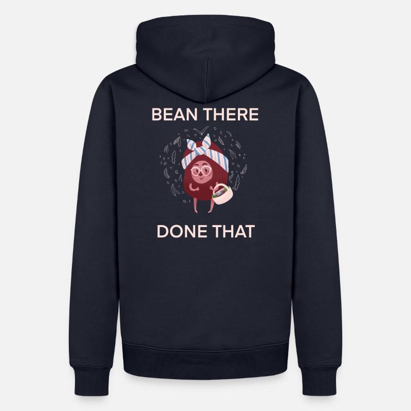 Bean there, done that - Sweat à capuche Premium bio Homme - bleu marine