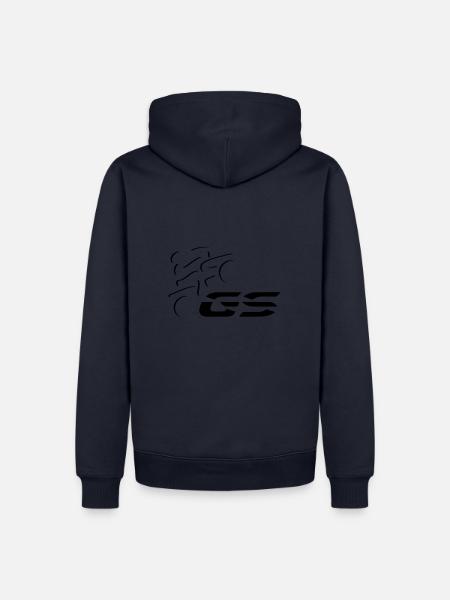 Logo GS-Fahrer Nr. 6 | black - Männer Premium Bio Hoodie - Navy