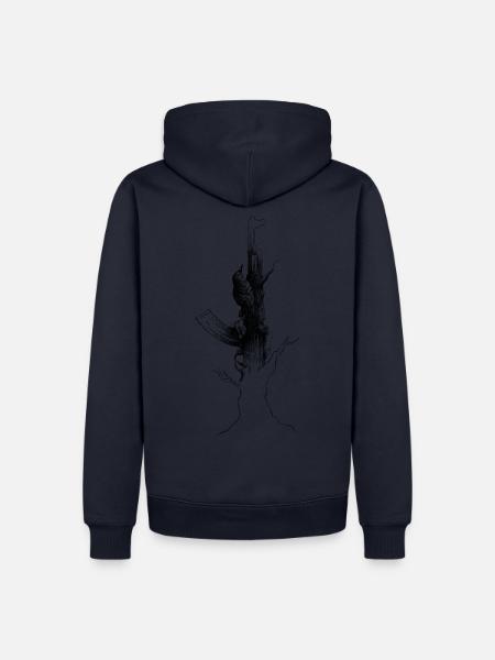 Ak47 Specht - Männer Premium Bio Hoodie - Navy