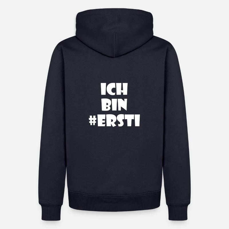 #ERSTI - Erstsemester Geschenk - Studium - Männer Premium Bio Hoodie - Navy
