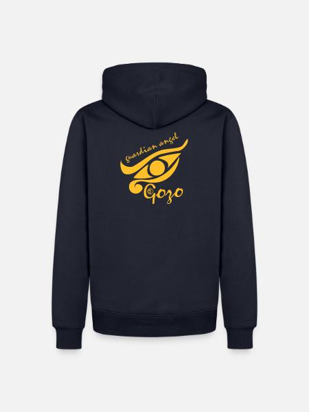 Gozo Schutzengel - Männer Premium Bio Hoodie - Navy