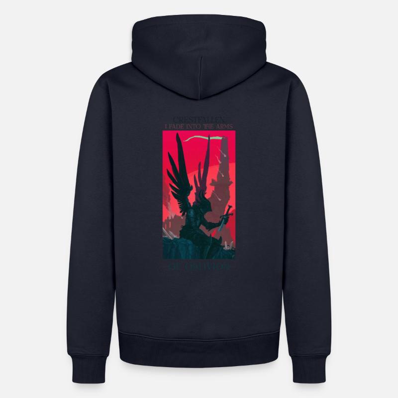 Crestfallen - Männer Premium Bio Hoodie - Navy