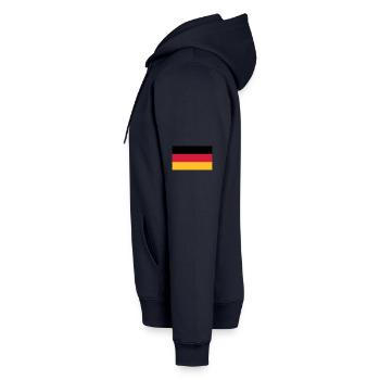 Deutschland - Männer Premium Bio Hoodie - Navy - Links - Nico (187cm)