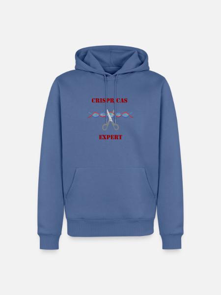 CRISPR / CAS EXPERT - Men’s Premium Organic Hoodie - stone blue