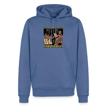 HR Managerin Performance Review - Männer Premium Bio Hoodie - Taubenblau - Vorne - Nico (187cm)