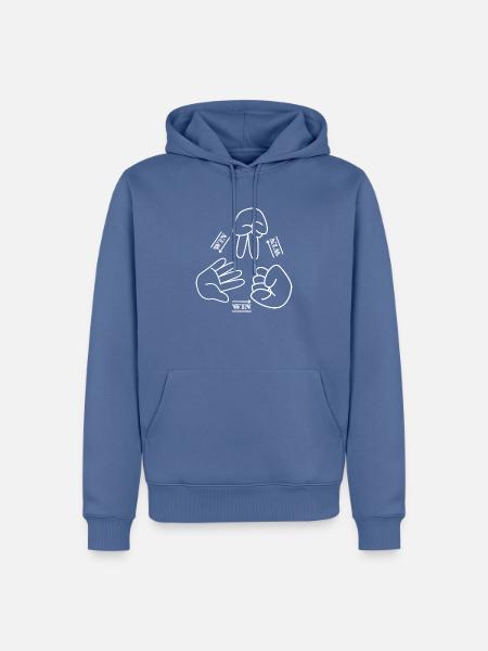 Big Bang 4 - Männer Premium Bio Hoodie - Taubenblau