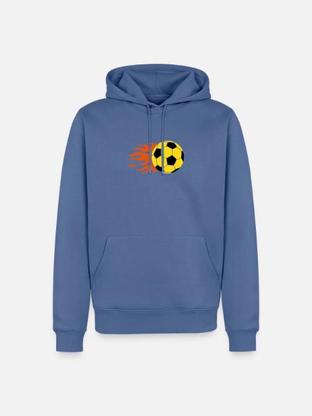 burning ball - Men’s Premium Organic Hoodie - stone blue