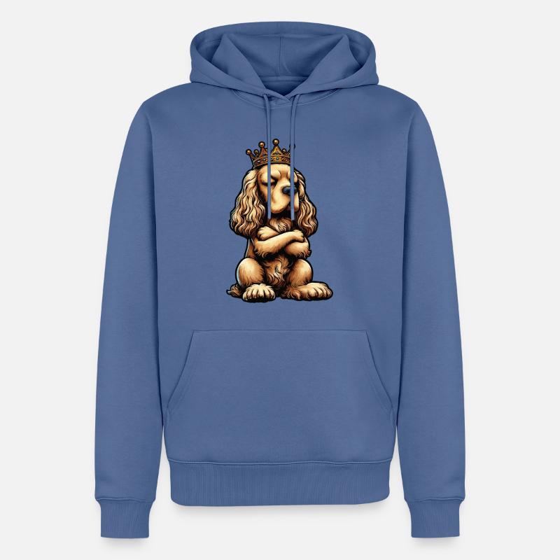 Cocker Spaniel Cockerhund Cocker Spaniel Besitzer - Männer Premium Bio Hoodie - Taubenblau