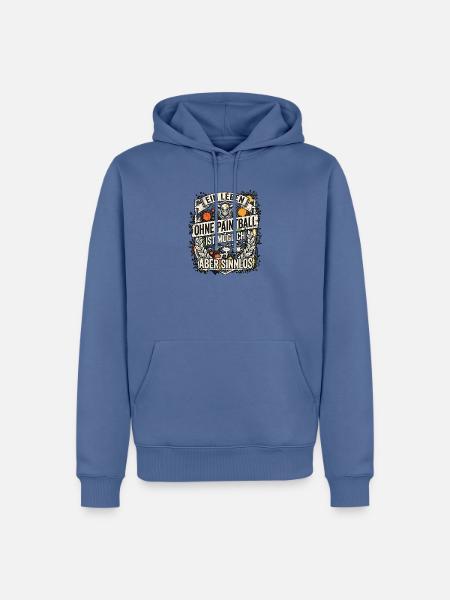 Paintballspieler Paintball - Männer Premium Bio Hoodie - Taubenblau