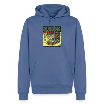 Dub Reggae Weihnachtsmann - Männer Premium Bio Hoodie - Taubenblau - Vorne - Nico (187cm)