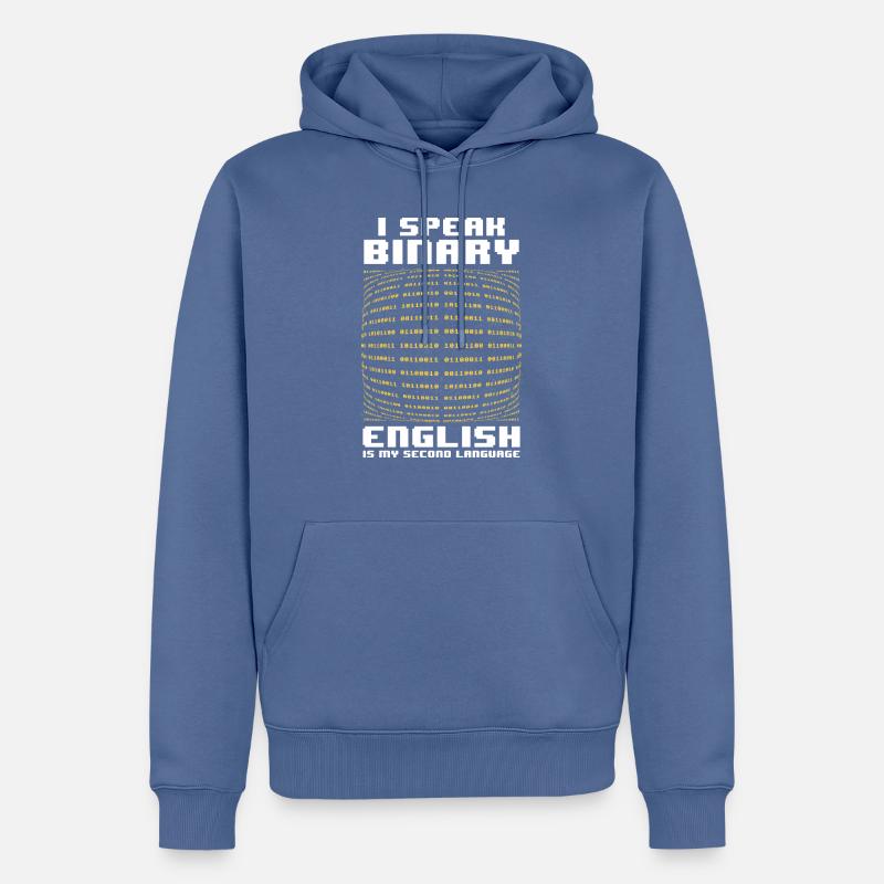 Programmer Coder Software Developer - Men’s Premium Organic Hoodie - stone blue