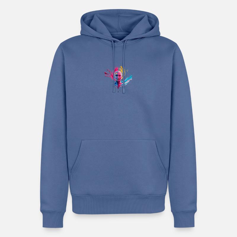 Evolve or Repeat - Männer Premium Bio Hoodie - Taubenblau