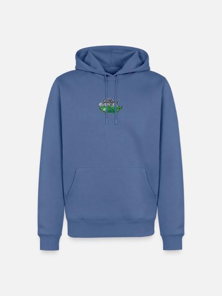 Das ist Gotland - Der Ringwall - Männer Premium Bio Hoodie - Taubenblau