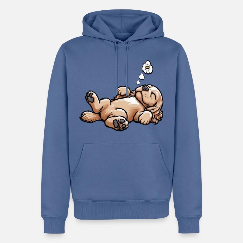 Cocker Spaniel Cockerhund Cocker Spaniel Besitzer - Männer Premium Bio Hoodie - Taubenblau