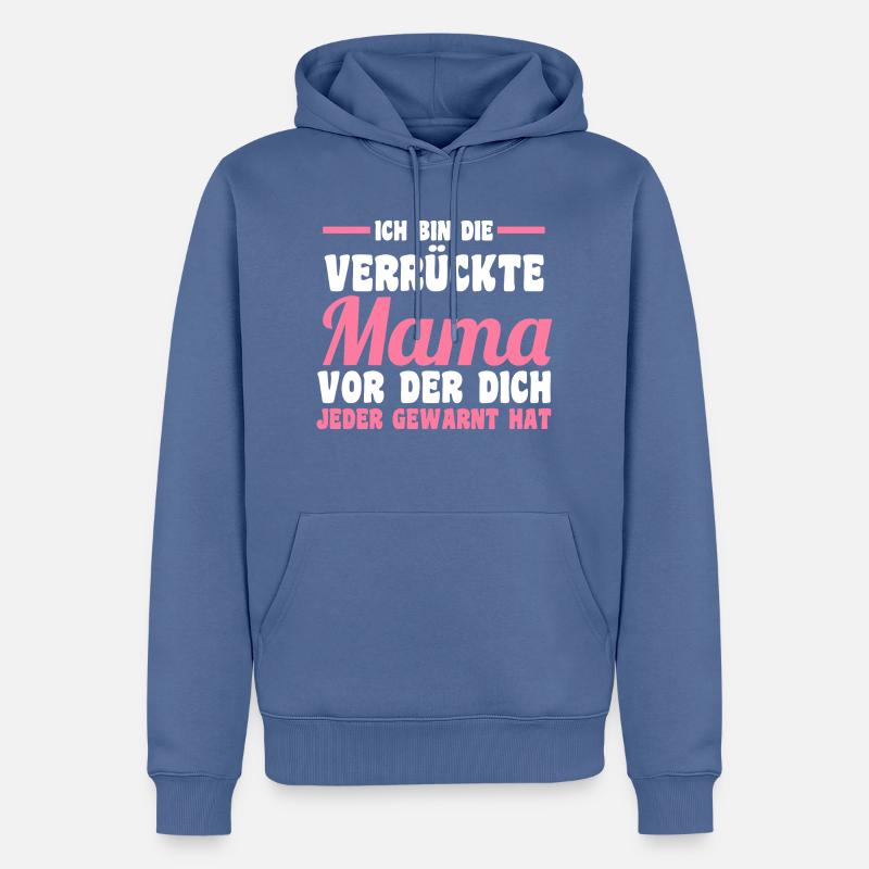 Mutter Mama - Männer Premium Bio Hoodie - Taubenblau