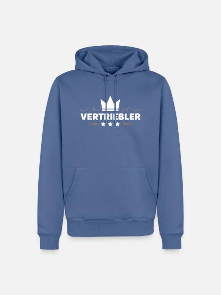 Vertriebler Beruf - Männer Premium Bio Hoodie - Taubenblau