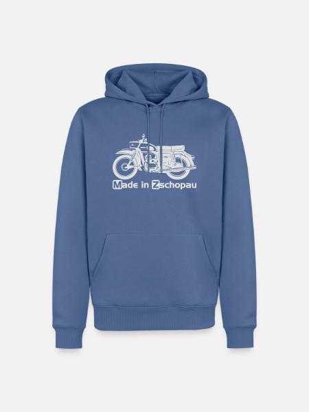 MZ ES 150 125 Trophy - Männer Premium Bio Hoodie - Taubenblau