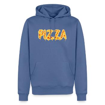 logo schrift text liebe lieblingsessen paprika tei - Männer Premium Bio Hoodie - Taubenblau - Vorne - Nico (187cm)