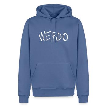 Sarcasm Saying Black Humor Funny Irony - Men’s Premium Organic Hoodie - stone blue - Front - Nico (187cm)