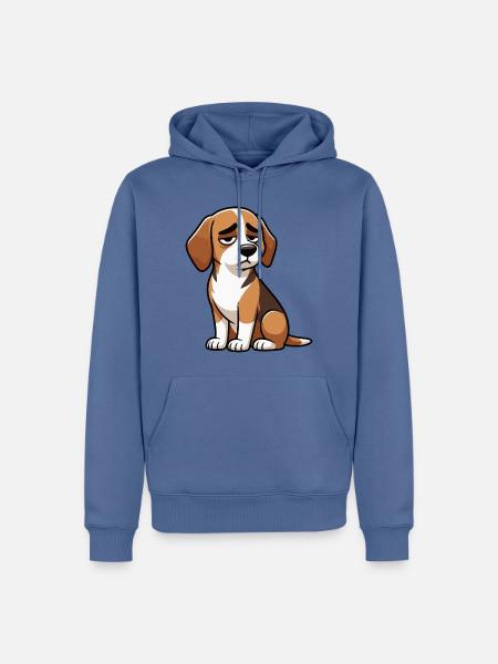 Beagle Beaglebesitzer Beaglehalter beaglehund - Männer Premium Bio Hoodie - Taubenblau