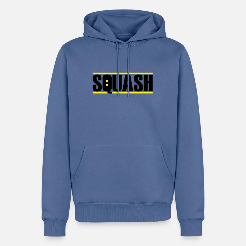Squash - Männer Premium Bio Hoodie - Taubenblau
