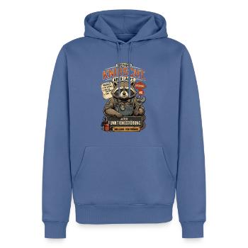 Condition Crunches But Runs Age Dysfunction - Männer Premium Bio Hoodie - Taubenblau - Vorne - Nico (187cm)