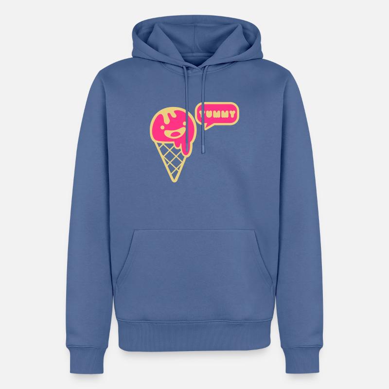 ice - eis - sommer - Männer Premium Bio Hoodie - Taubenblau