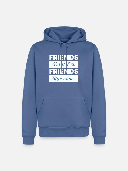 Fußball Soccer - Männer Premium Bio Hoodie - Taubenblau