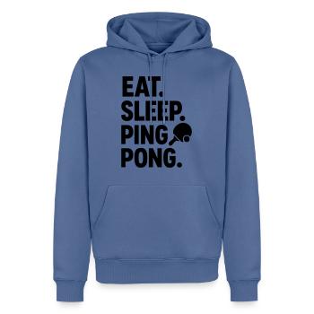 Tischtennis Ping Pong Ping-pong pingpong - Männer Premium Bio Hoodie - Taubenblau - Vorne - Nico (187cm)