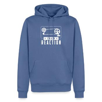 Road Bike Bicycle Road Cyclist Cycling Cyclist - Men’s Premium Organic Hoodie - stone blue - Front - Nico (187cm)