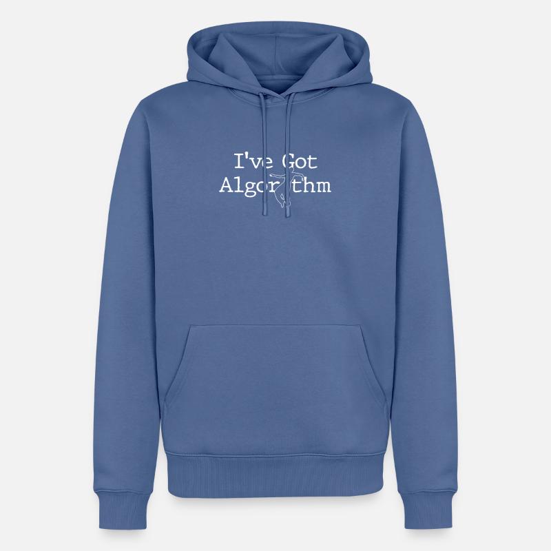 Programmer Coder Software Developer - Men’s Premium Organic Hoodie - stone blue