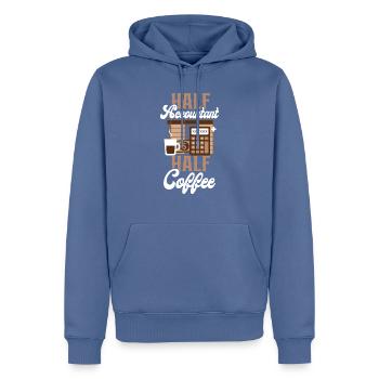 Accountant Bookkeeper Accounting - Men’s Premium Organic Hoodie - stone blue - Front - Nico (187cm)