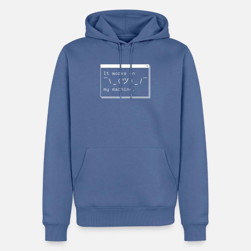 Entwickler Coder Programmierer - Männer Premium Bio Hoodie - Taubenblau