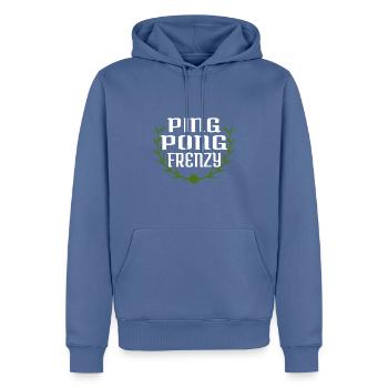 table tennis matches speed challenges cool - Männer Premium Bio Hoodie - Taubenblau - Vorne - Nico (187cm)