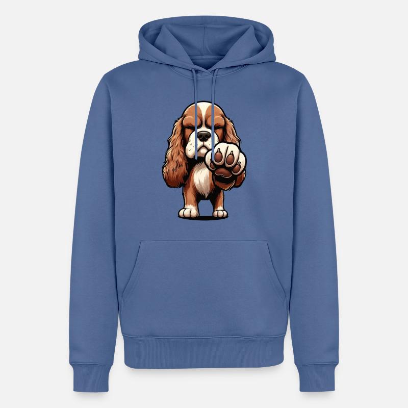 Cocker Spaniel Cockerhund Cocker Spaniel Besitzer - Männer Premium Bio Hoodie - Taubenblau