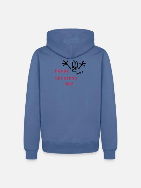 Children's Day, Children's Day - Men’s Premium Organic Hoodie - stone blue
