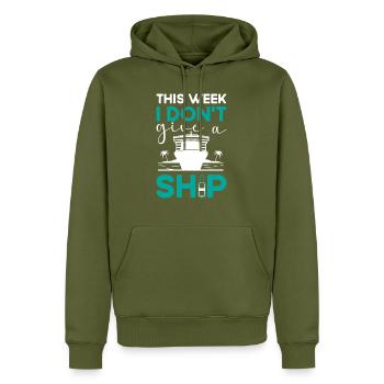 Kreuzfahrt Kreuzfahrtschiff Urlaub Meer - Männer Premium Bio Hoodie - Khaki - Vorne - Nico (187cm)