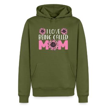 mother mum mom mum Geschenk - Männer Premium Bio Hoodie - Khaki - Vorne - Nico (187cm)