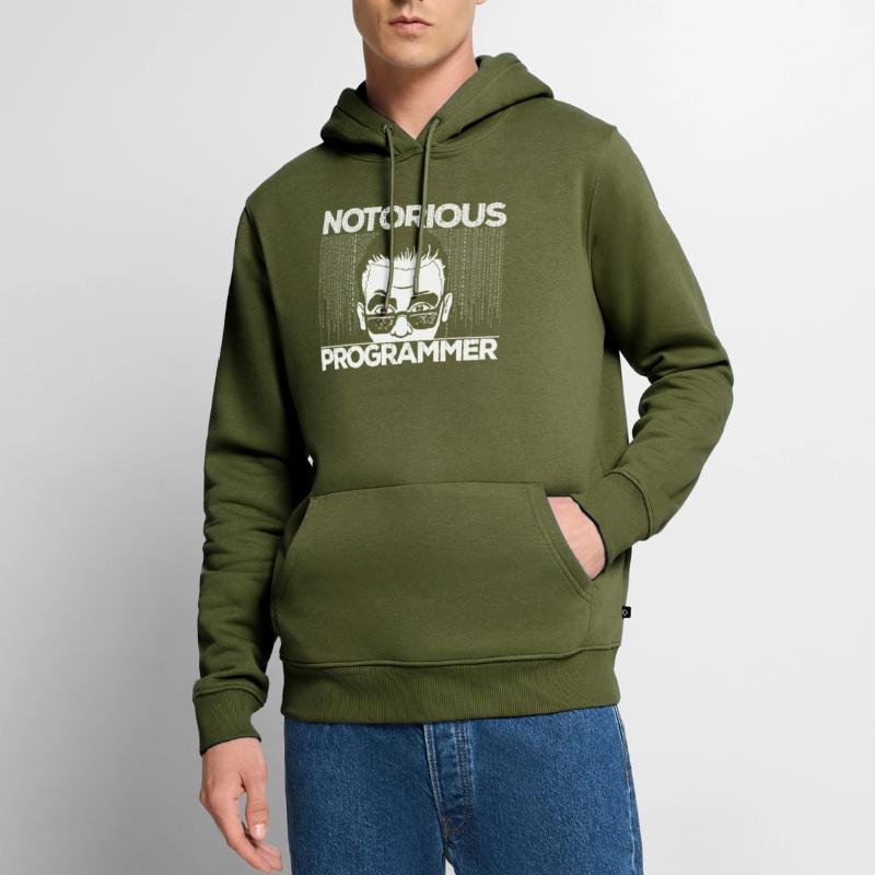 Programmierer Coder Software Entwickler Männer Premium Bio Hoodie