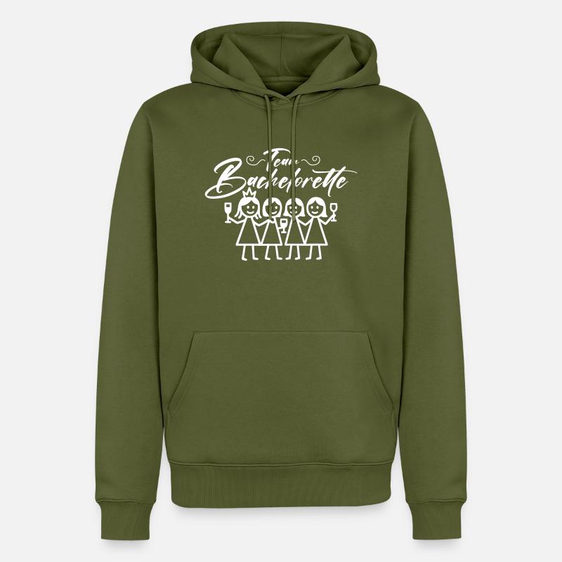 Bachelorette Team Mädels - Männer Premium Bio Hoodie - Khaki