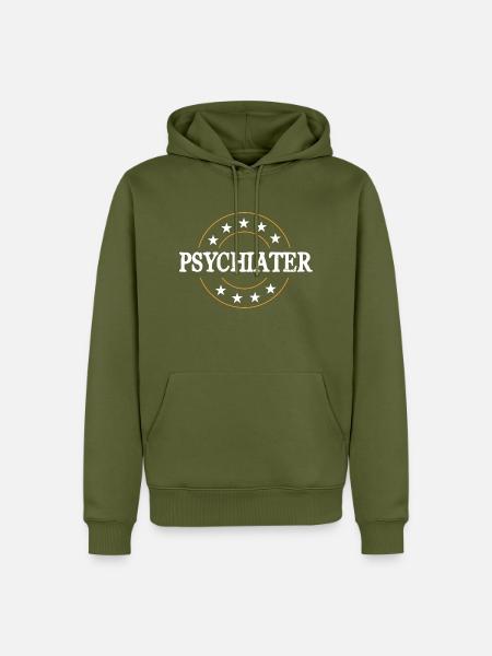 Psychiater Beruf - Männer Premium Bio Hoodie - Khaki