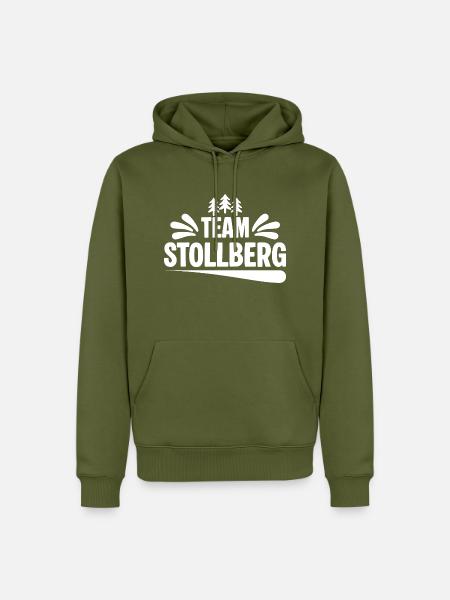 Team Stollberg - Männer Premium Bio Hoodie - Khaki