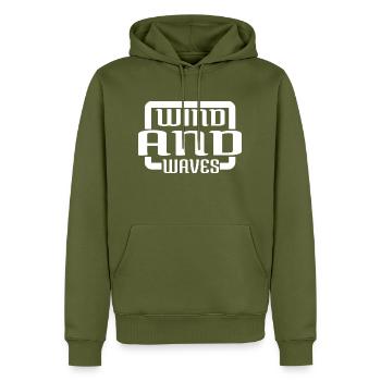 personal freedom gift self-expression bday - Männer Premium Bio Hoodie - Khaki - Vorne - Nico (187cm)