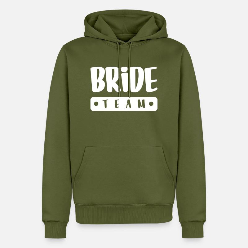 Bride Team - Männer Premium Bio Hoodie - Khaki