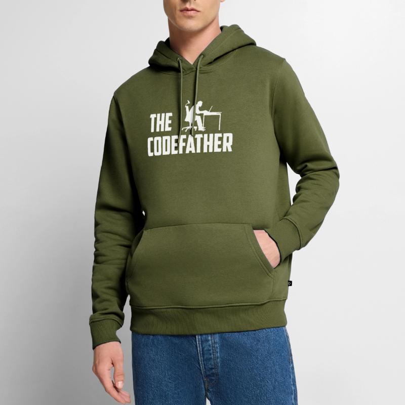 The Codefather Programmer Coder Developer Software Männer Premium Bio Hoodie
