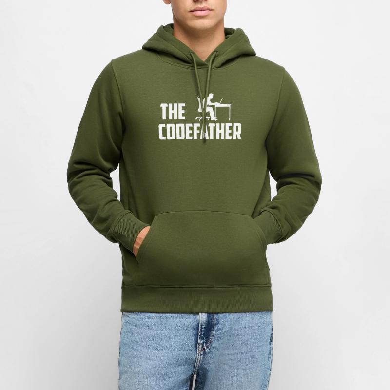 The Codefather Programmer Coder Developer Software Männer Premium Bio Hoodie