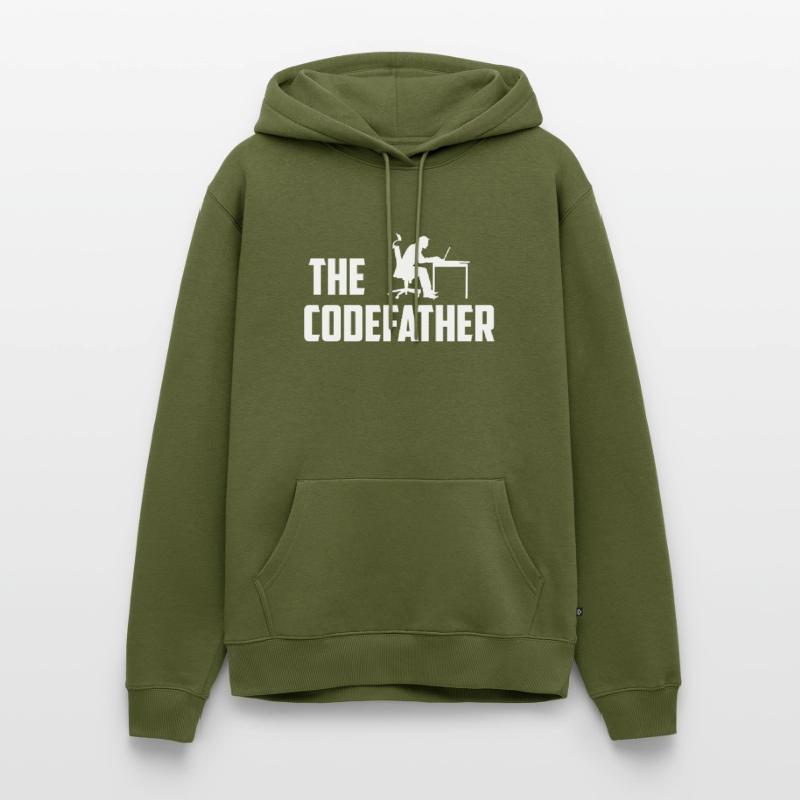 The Codefather Programmer Coder Developer Software Männer Premium Bio Hoodie