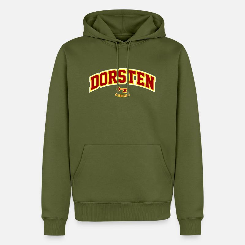 Dorsten - Männer Premium Bio Hoodie - Khaki